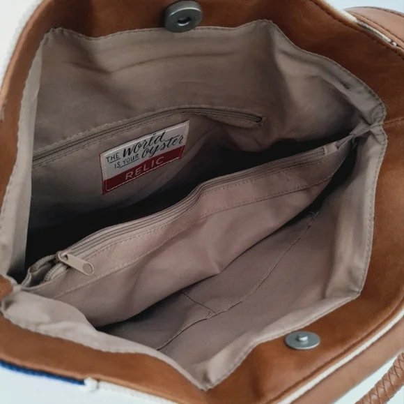 Relic Fiona multi-colored canvas hand/crossbody bag - Picture 6 of 9